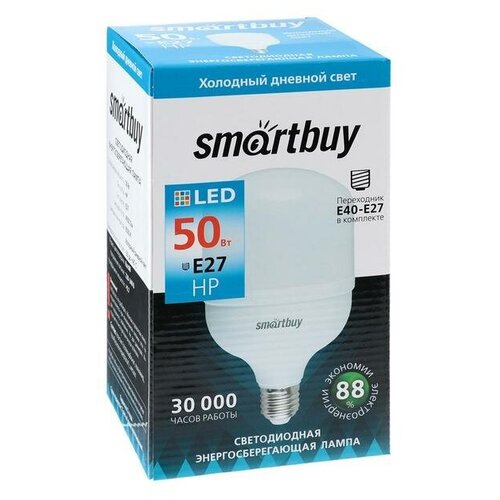 ������ 776� ����� c����������� Smartbuy, E27, 50 ��, 6500 �, �������� �����, ���������� �� �40