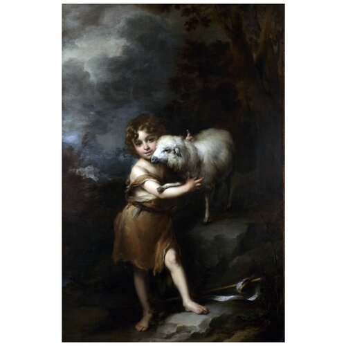 1350         (The Infant Saint John with the Lamb)    30. x 46.