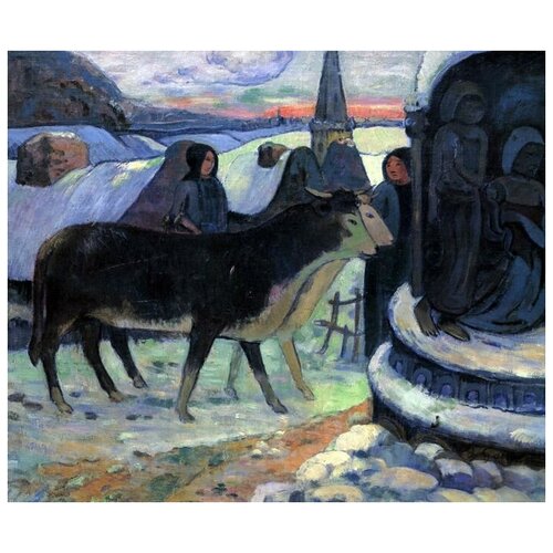  1130      ( ) (Christmas Night (The Blessing of the Oxen))   36. x 30.
