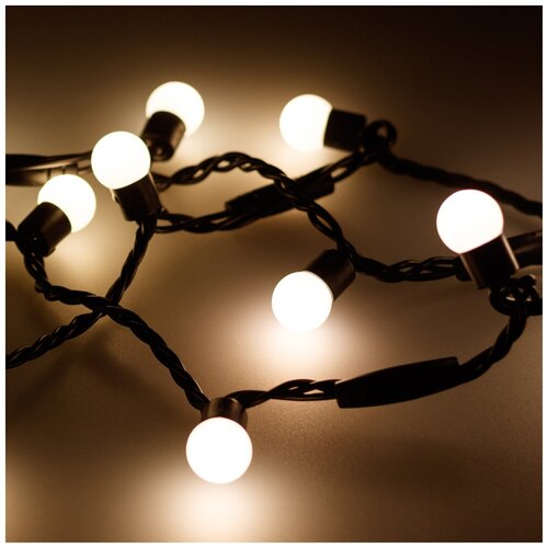 ������ 4522� ������������ �������� ARD-BALL-CLASSIC-D17.5-10000-BLACK-100LED WARM (230V, 7W) (Ardecoled, IP65)