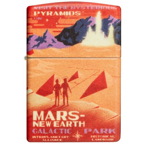  6210  Zippo Mars Design   540 Matte, /, , , 38x13x57 