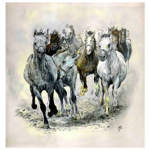  1040     (Horses) 9 30. x 31.