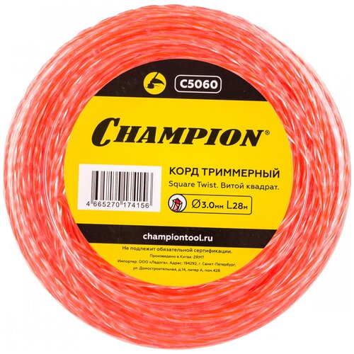  674  . CHAMPION Square Twist DUO 3.0 *28 ( ), CHAMPION