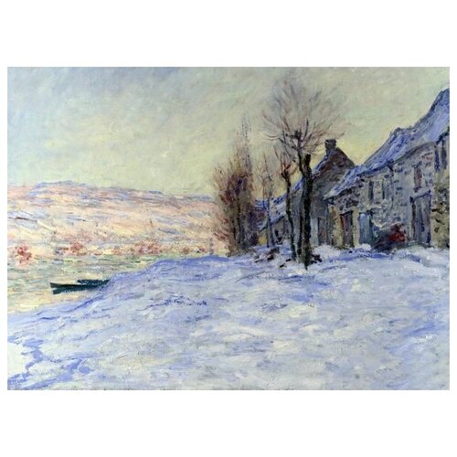  1830       (Lavacourt under Snow)   55. x 40.