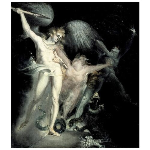  1110         (1799-1800) (Satan and Death with Sin Intervening)    30. x 34.