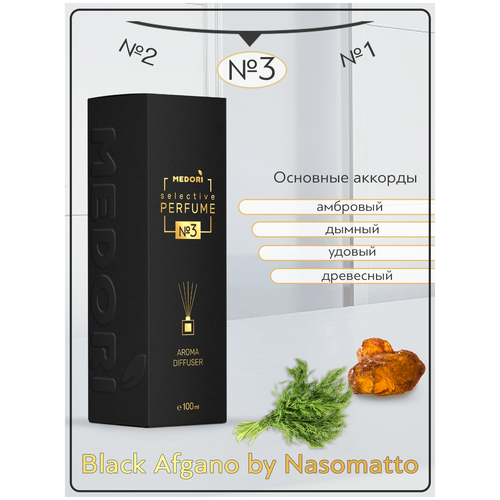  990   3 Black Afgano by Nasomatto /  