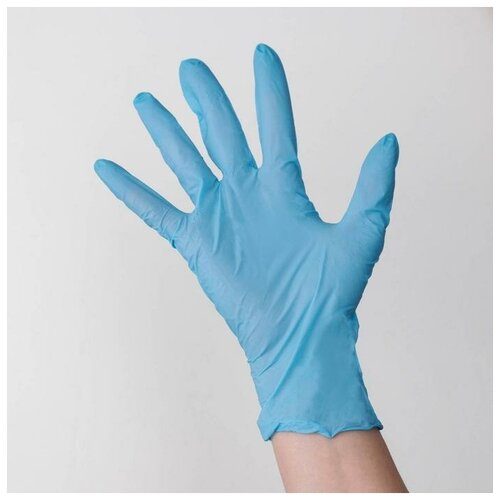  499   CONNECT BLUE NITRILE, ,  M, 100 /, 3 ,   1 ,  