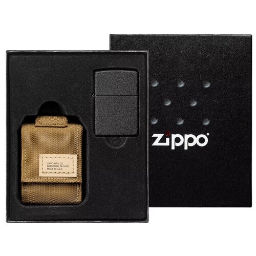  6970  :   Zippo Black Crackle     ZIPPO 49401