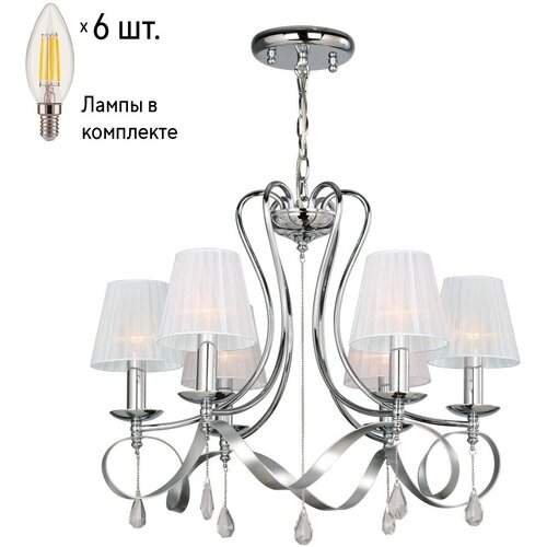  18100     Favourite Amabilis 2597-6P+Lamps E14 