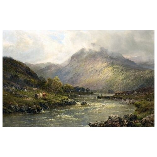       (Mountain river) 1 63. x 40.,  2050 