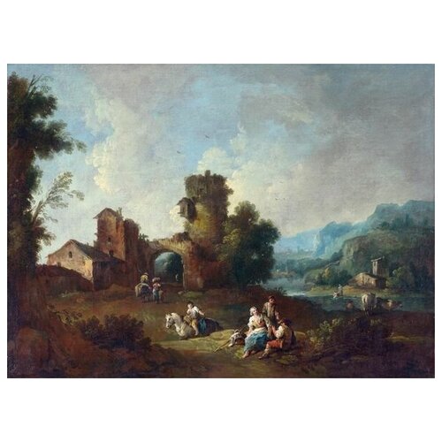  1810        (Landscape with a Ruined Tower)   54. x 40.