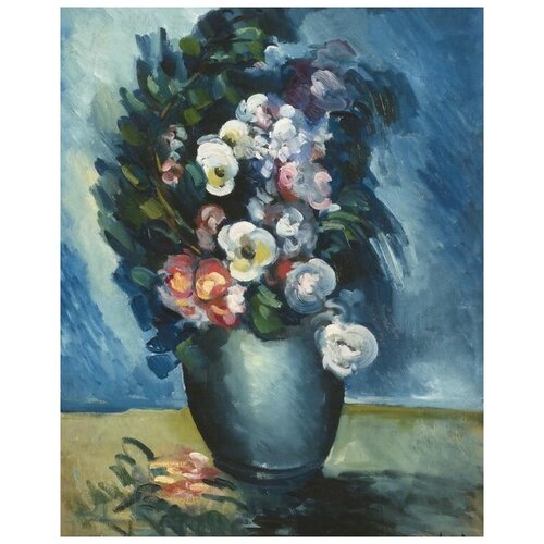  1200        (Bouquet in blue vase) 8   30. x 38.