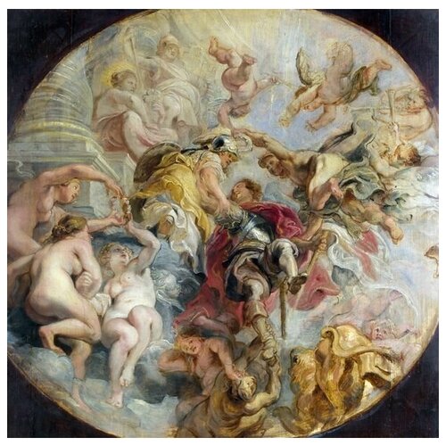  1000       (The Apotheosis of the Duke of Buckingham)    30. x 30.