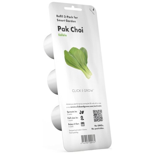  2490      Click and Grow Refill 3-Pack    (Pak Choi)
