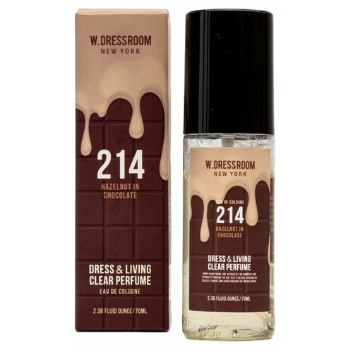  490      Dress & Living clear parfume No. 214 Hazelnut in Chocolate W.Dressroom 70 ml/   /BTS