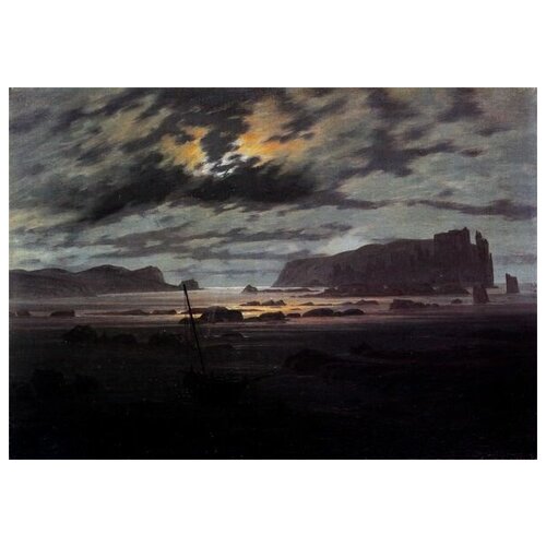  1880         (Nordic sea in the moonlight)    57. x 40.
