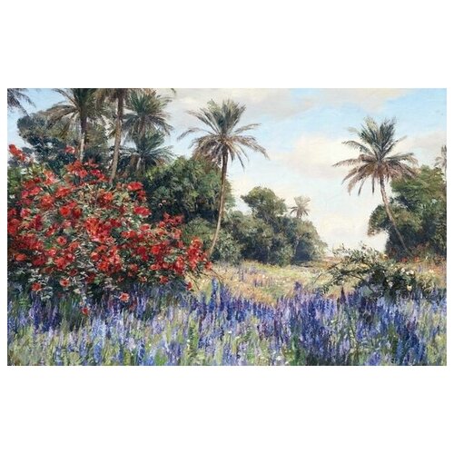  1390       (Landscape with Lavender)   47. x 30.