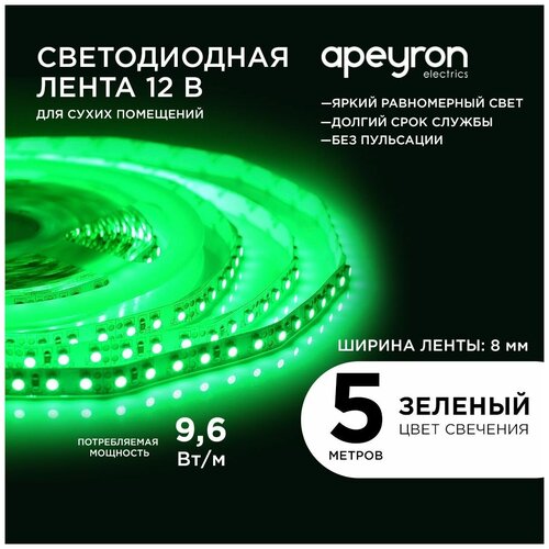  1266    Apeyron 00-19   12,    ,     600 / / 120/ / 9,6/ / smd3528 / IP20 /  5 ,  8  /  1 