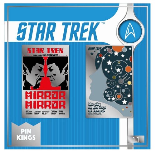  1250   Star Trek 1.1 Pin Kings 2-Pack