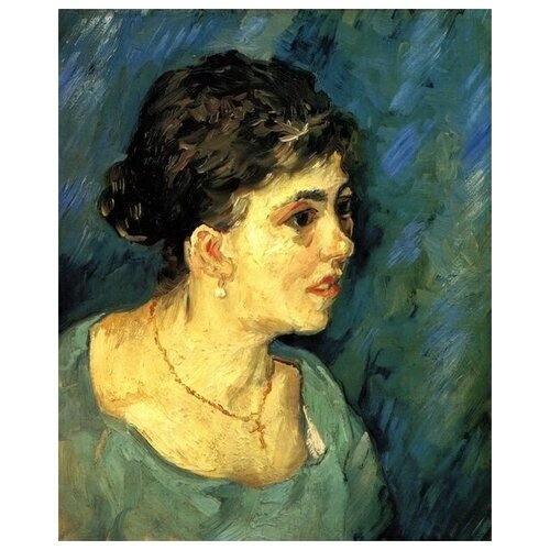  2300        (Portrait of Woman in Blue)    50. x 61.