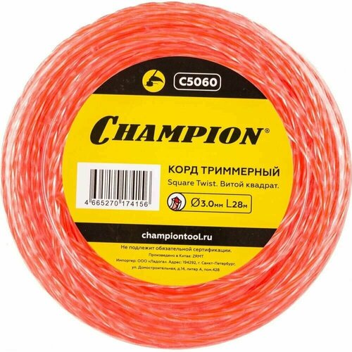  599   () CHAMPION Square Twist DUO 3.0 *28 ( ) C5060