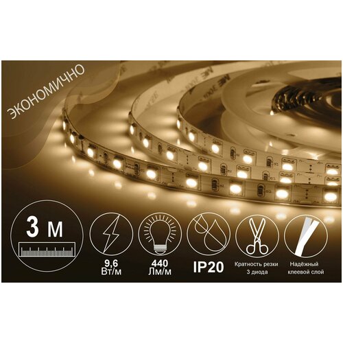  1455  .  LED . 3 . 12, 9.6 /, SMD 2835, 120 /, IP20, 440 /,  