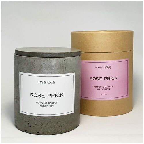  890   Rose Prick Perfume Candle Meditation