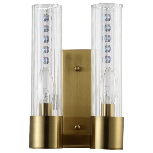  6500  Crystal Lux OTONO AP2 BRASS/TRANSPARENTE