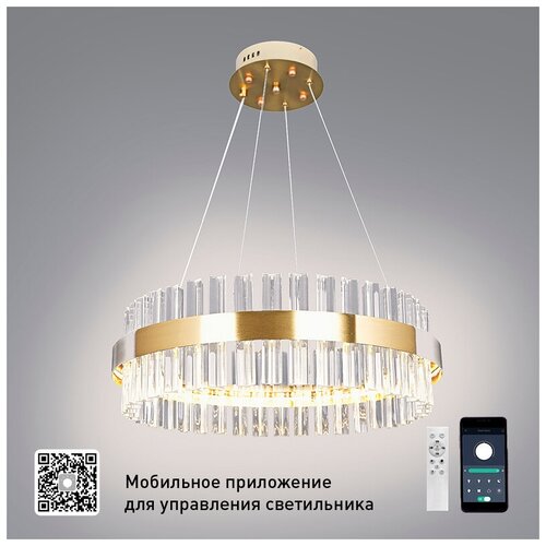  6534    SOFIA 100W R-APP-500x1000-GOLD/CLEAR-220-IP20