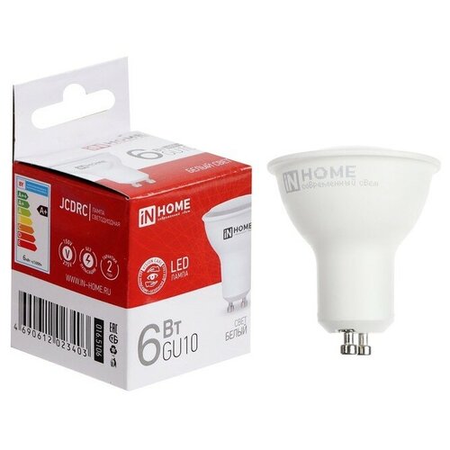 ������ 643� ����� ������������ IN HOME LED-JCDRC-VC, 6 ��, 230 �, GU10, 4000 �, 530 ��