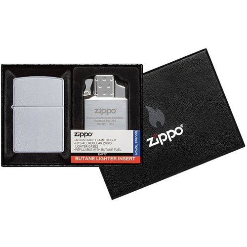  6930 :  205   Satin Chrome        Zippo 205-090201 GS