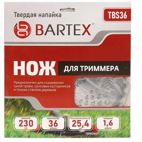  476    36 , 230 , 25.4 , 1.6 , Bartex, TBS36,   