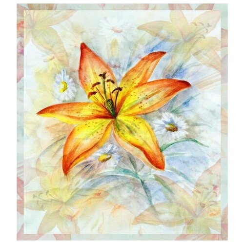  1590      (Tiger Lily) 1 40. x 45.