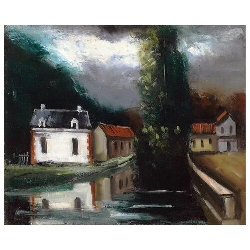  1680        (House by the River)   48. x 40.
