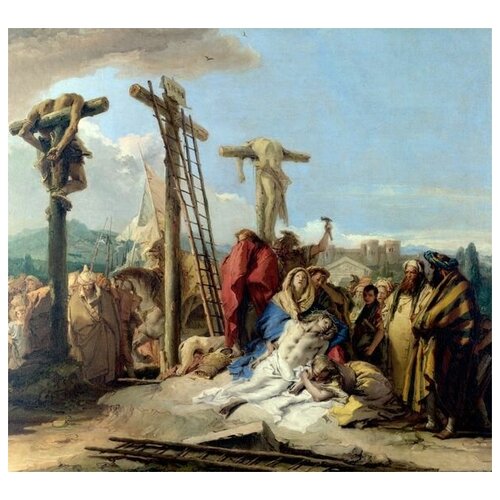  1070        (The Lamentation at the Foot of the Cross) 2    33. x 30.