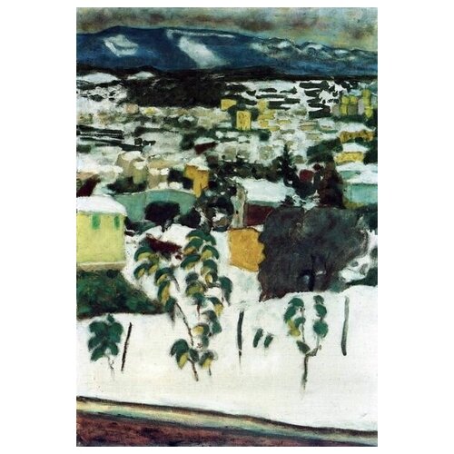  1930       (Le Cannet sous la neige)   40. x 58.