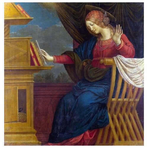  1500     -   (The Annunciation - The Virgin Mary)   40. x 41.