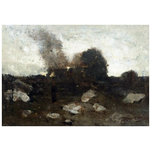  1930       (Landscape at Daybreak) 2   58. x 40.