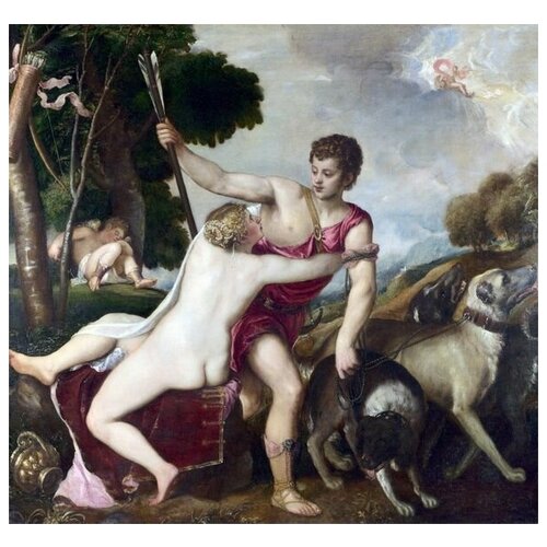  2080       (Venus and Adonis) 2 53. x 50.