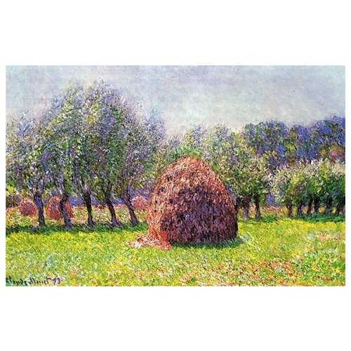  1350       (Heap of Hay in the Field)   46. x 30.