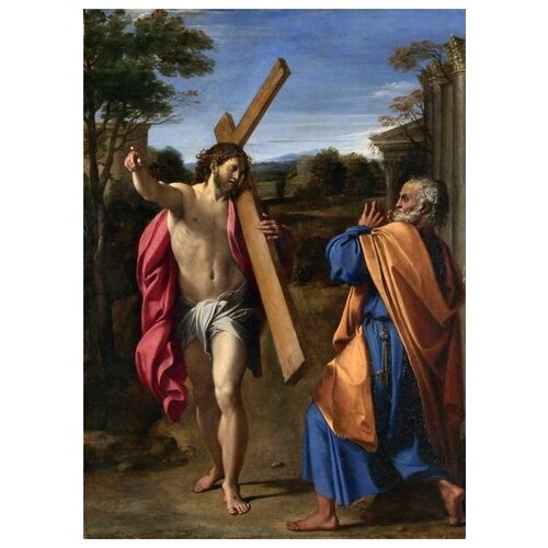  1830      (Christ appearing to Saint Peter on the Appian Way)   40. x 55.