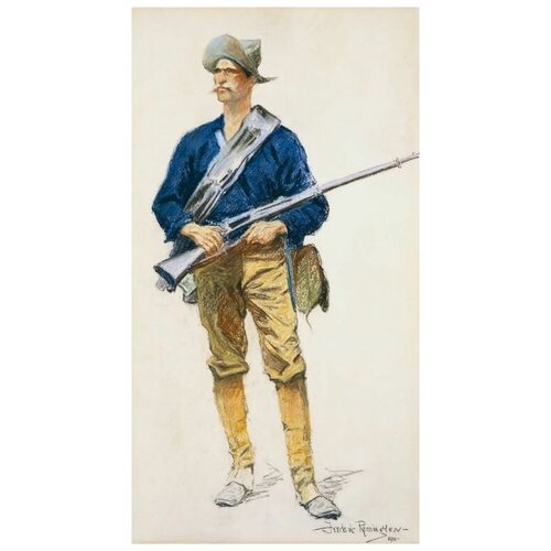  2320     (1901) (The Infantry Soldier)   40. x 75.