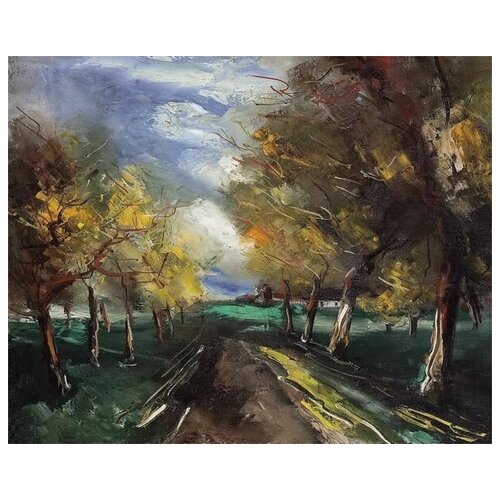  1190       (The Road under the Trees)   37. x 30.