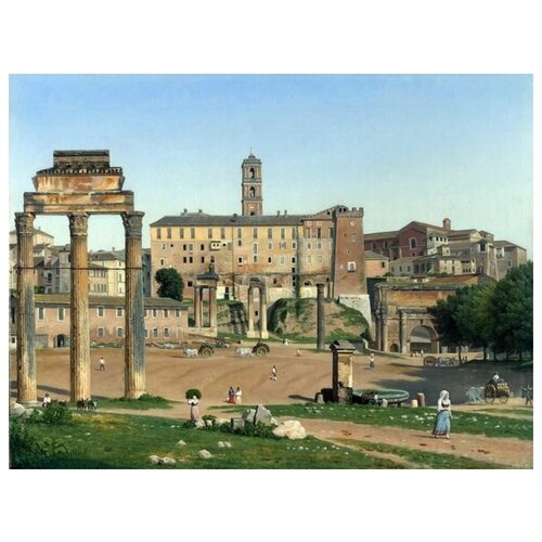  2420         ( View of the Forum in Rome)    66. x 50.