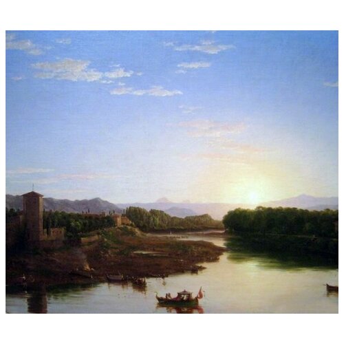  1120         (View on the Arno near Florence)   35. x 30.