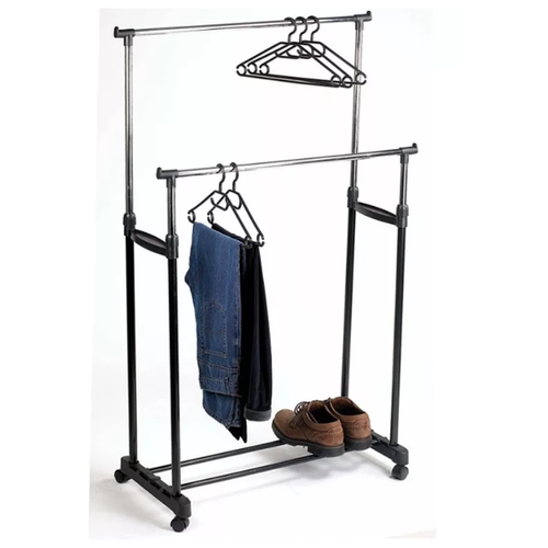  1238    Double-Pole Telescopic Clothes Rack