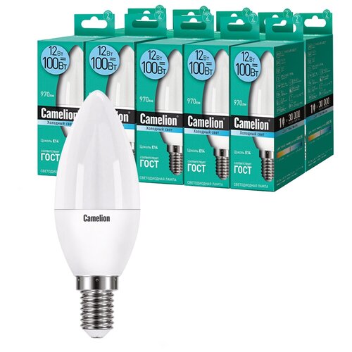 ������ 1670� ����� �� 10 ������������ �������� Camelion LED12-C35/845/E14