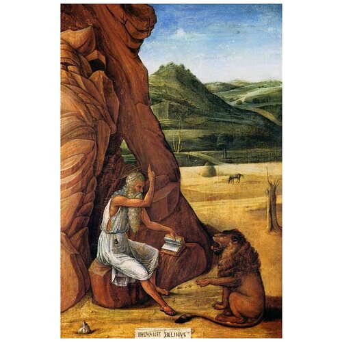        (Hieronymus in der Wuste)   50. x 76.,  2700 
