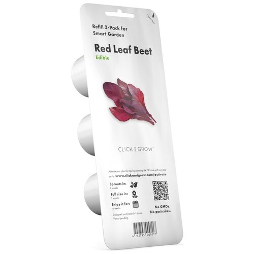  2390      Click and Grow Refill 3-Pack   (Red Leaf Beet)