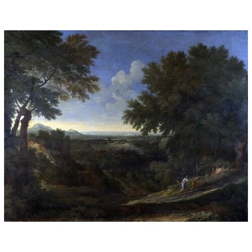������ 1750� ����������� �� ������ ������ � �������� � ������� (Landscape with Abraham and Isaac) ���� ������ 51��. x 40��.